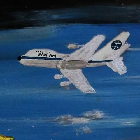 Detail: Passenger aircraft.
